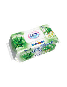 Мокри кърпи Lara 120бр Алое вера