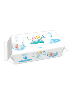 Мокри кърпи Lara 72бр Care Aqua