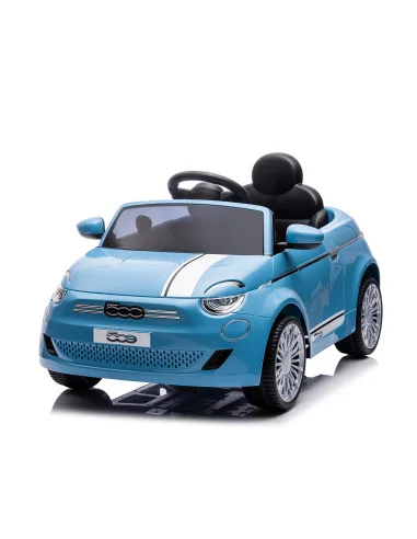 Електрическа кола FIAT 500 синя