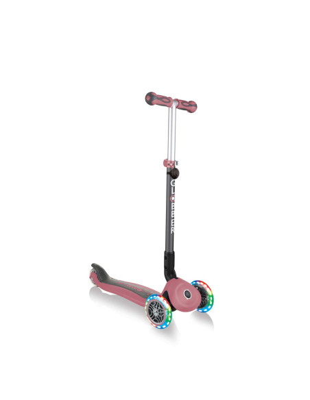 Тротинетка с родителски контрол 5 в 1, GO UP Deluxe Lights - Пепел от рози