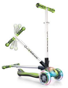 Сгъваема тротинетка Elite Light със светещи гуми и...