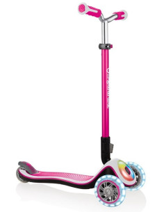 Тротинетка Elite Prime със светещи колела - Розова