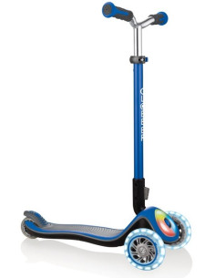 Тротинетка Elite Prime със светещи колела - Синя
