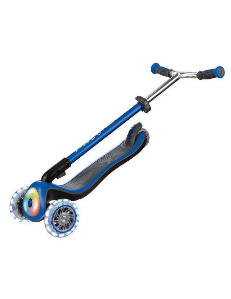 Тротинетка Elite Prime със светещи колела - Синя