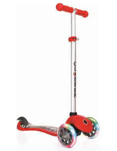 Тротинетка Primo Fantasy Light със светещи гуми - Червена...