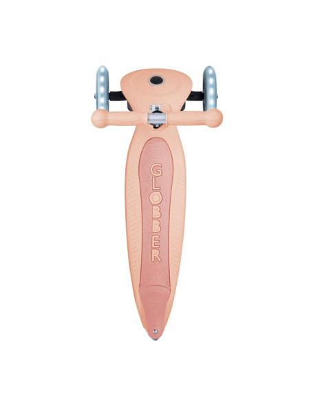 Еко тротинетка за деца PRIMO FOLDABLE LIGHTS ECO – цвят праскова