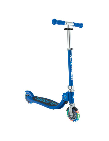 Детска сгъваема тротинетка с две светещи колела...