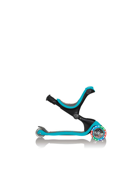 Тротинетка с родителски контрол 5 в 1, GO UP Deluxe Lights - Тюркоаз