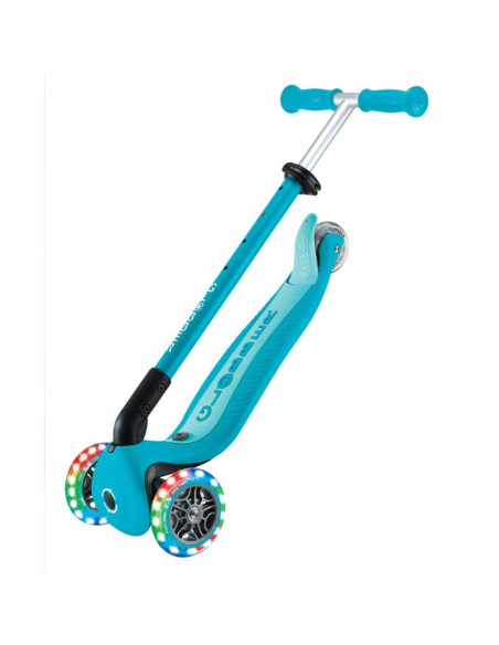 Сгъваема тротинетка 5 в 1 GLOBBER GO UP ACTIVE LIGHTS 360° - аква