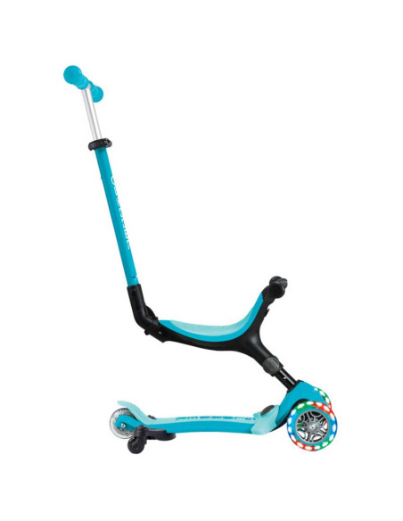 Сгъваема тротинетка 5 в 1 GLOBBER GO UP ACTIVE LIGHTS 360° - аква