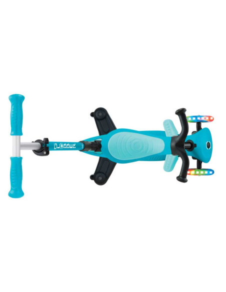 Сгъваема тротинетка 5 в 1 GLOBBER GO UP ACTIVE LIGHTS 360° - аква