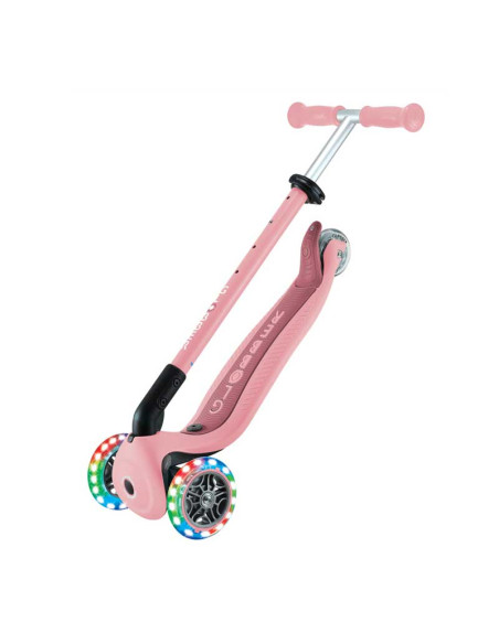 Сгъваема тротинетка 5 в 1 GLOBBER GO UP ACTIVE LIGHTS 360° - пастелно розова