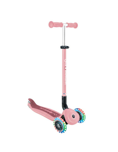 Сгъваема тротинетка 5 в 1 GLOBBER GO UP ACTIVE LIGHTS 360° - пастелно розова