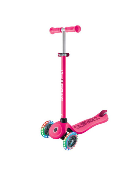 Тротинетка 4 в 1 GLOBBER GO UP SPORTY LIGHTS 360° - розова