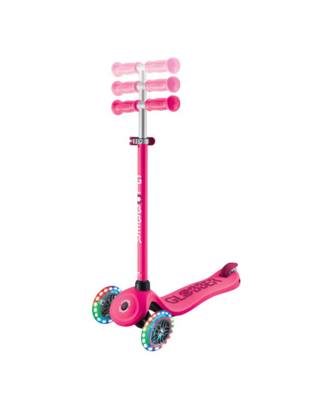 Тротинетка 4 в 1 GLOBBER GO UP SPORTY LIGHTS 360° - розова