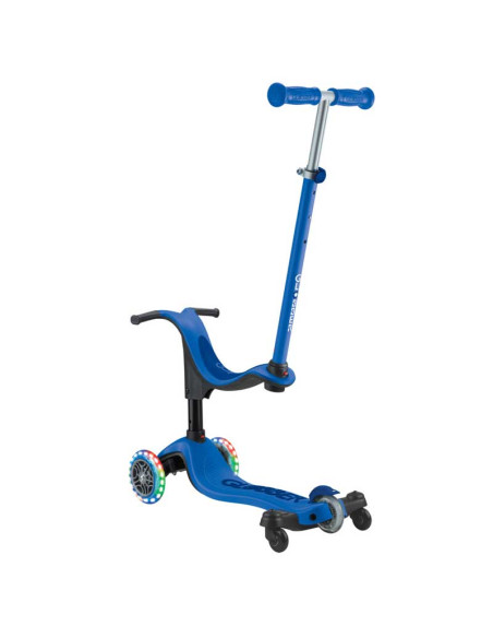 Тротинетка 4 в 1 GLOBBER GO UP SPORTY LIGHTS 360° - синя