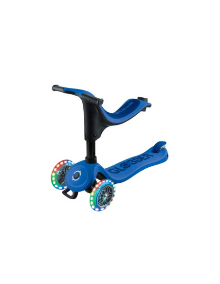 Тротинетка 4 в 1 GLOBBER GO UP SPORTY LIGHTS 360° - синя