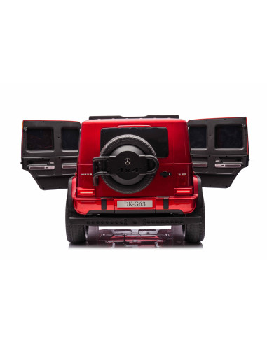 Акумулаторен джип Mercedes G63 4x4 мет.червен