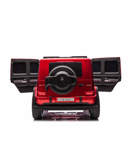 Акумулаторен джип Mercedes G63 4x4 мет.червен