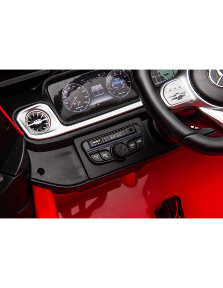 Акумулаторен джип Mercedes G63 4x4 мет.червен