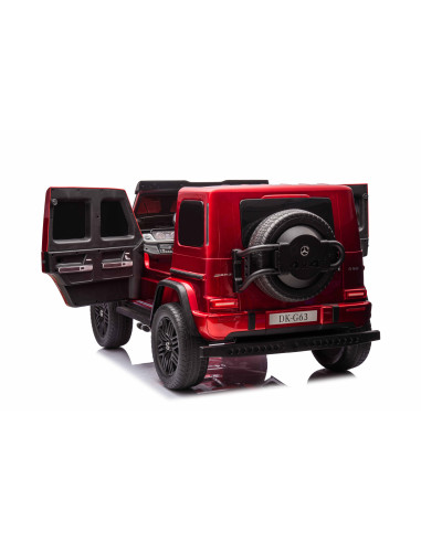 Акумулаторен джип Mercedes G63 4x4 мет.червен