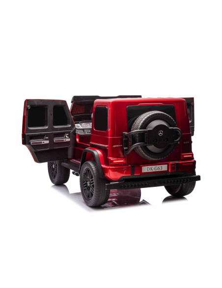 Акумулаторен джип Mercedes G63 4x4 мет.червен