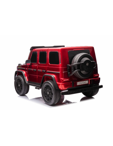 Акумулаторен джип Mercedes G63 4x4 мет.червен