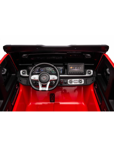 Акумулаторен джип Mercedes G63 4x4 мет.червен