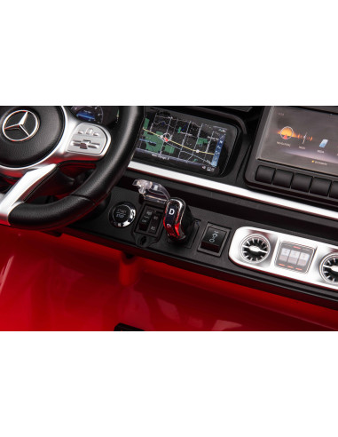 Акумулаторен джип Mercedes G63 4x4 мет.червен