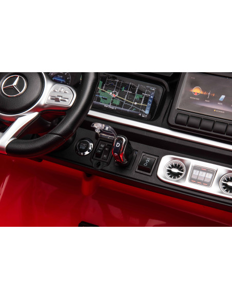 Акумулаторен джип Mercedes G63 4x4 мет.червен