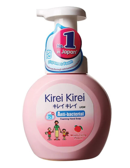 KIREI KIREI Течен сапун за ръце на пяна с аромат на праскова 250 мл.