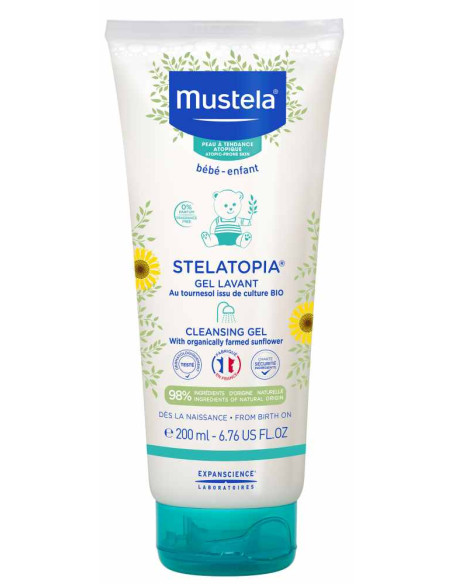 Mustela Stelatopia Душ-гел за атопична кожа 200 мл