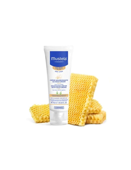 Mustela Крем за лице с колд крем за суха кожа при бебета и деца 40 мл