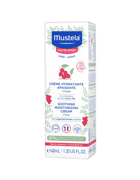 Mustela Крем за лице за чувствителна кожа 40 мл