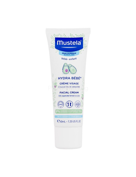 Mustela Hydra Bebe Хидратиращ крем за лице за нормална кожа 40 мл