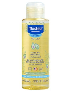 Mustela Овлажняващо масажно олио за бебета и деца 100 мл