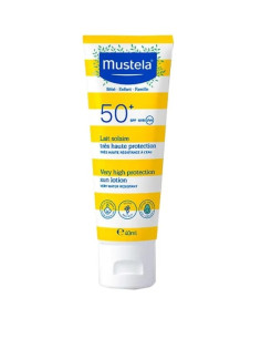 Mustela Слънцезащитен лосион за лице за бебета и деца...
