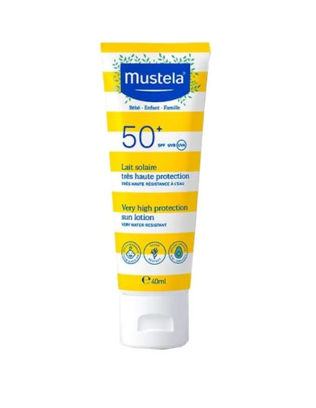 Mustela Слънцезащитен лосион за лице за бебета и деца SPF50+ 40 мл