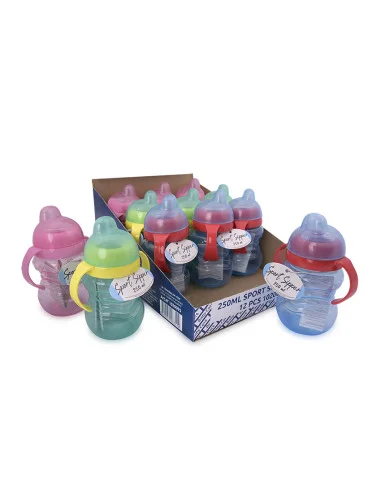 СЕТ ОТ 12 СПОРТНИ БУТИЛКИ 250 ML 1020095/1 КАШОН/