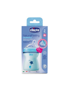 Chicco Шише Natural Feeling РР,2м+, 250 мл, момче