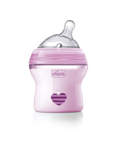 Chicco Шише Natural Feeling РР,0м+150 мл, момиче