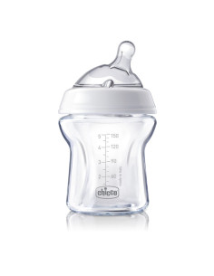 Chicco Стъклено шише Natural Feeling 0м+,150 мл