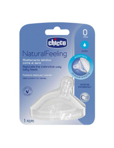 Chicco Биберон за хранене Natural Feeling, 0м+ 2