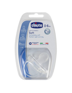 Chicco Силиконова залъгалка PhysioForma Soft, 0-6 м, уни