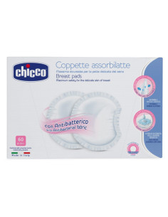 Chicco Антибактериални подплънки за кърмачки, 60 бр
