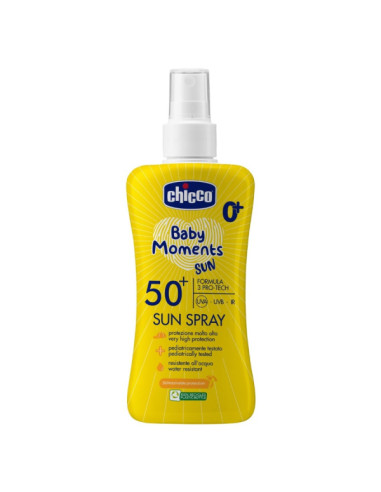 Слънцезащитен спрей SPF 50+, 2м+ 150 мл