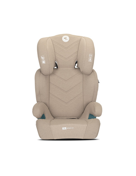 СТОЛ ЗА КОЛА SPEED GT BEIGE i-Size ISOFIX 100-150c