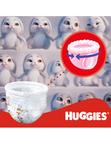 Huggies Бебешки пелени гащички Little Movers 5,...
