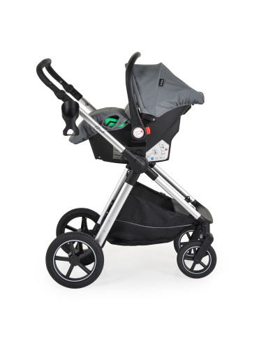 Комбинирана количка Alina Titanium-Grey