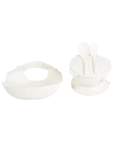 Стол за хранене с подарък Surprise бял